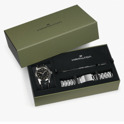 Hamilton H70605732 Khaki Field Murph 42mm set horlogebanden