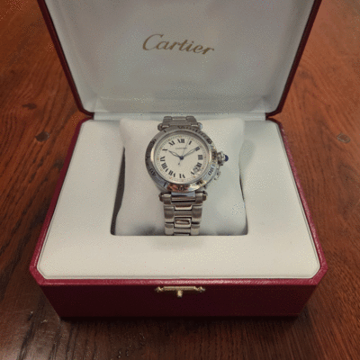 Cartier pasha occasion automaat