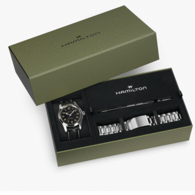 Hamilton H70605732 Khaki Field Murph 42mm set horlogebanden